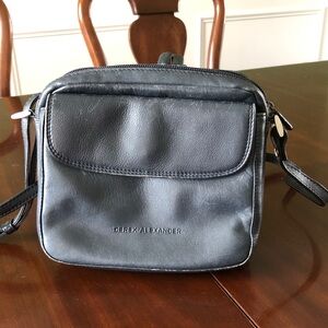 Navy Leather  Derek Alexander crossbody Bag